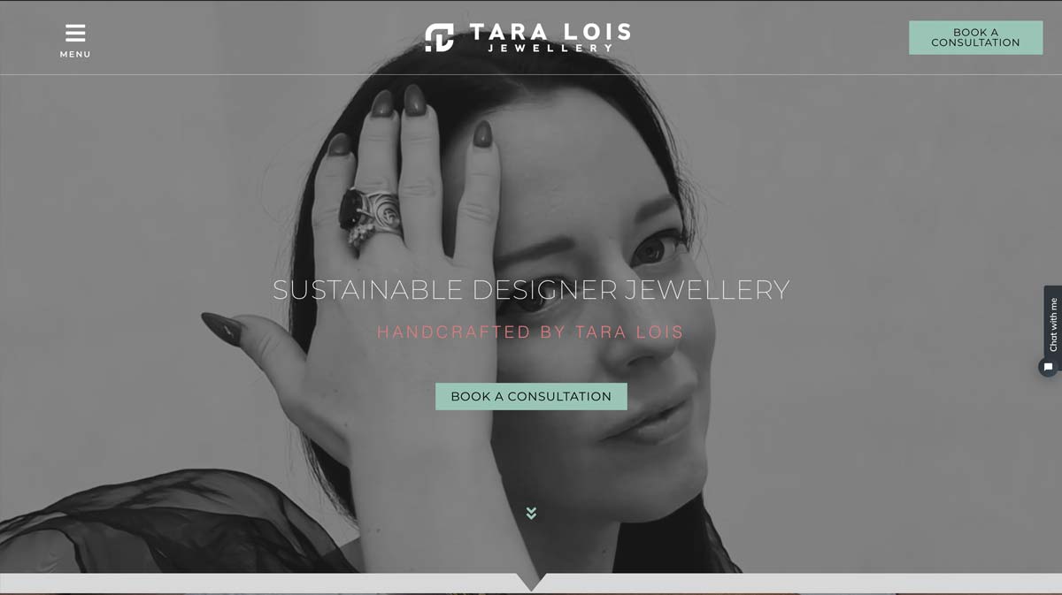 Website Design Tara Lois Jewellery